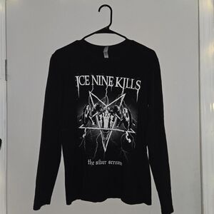 Ice Nine Kills - The Silver Scream Pentagram Long Sleeve Top